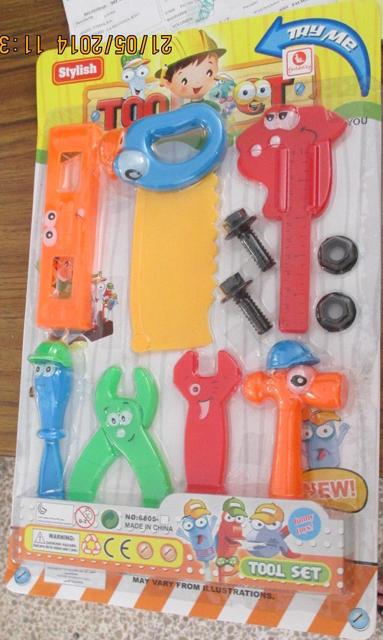 Set of toy tools