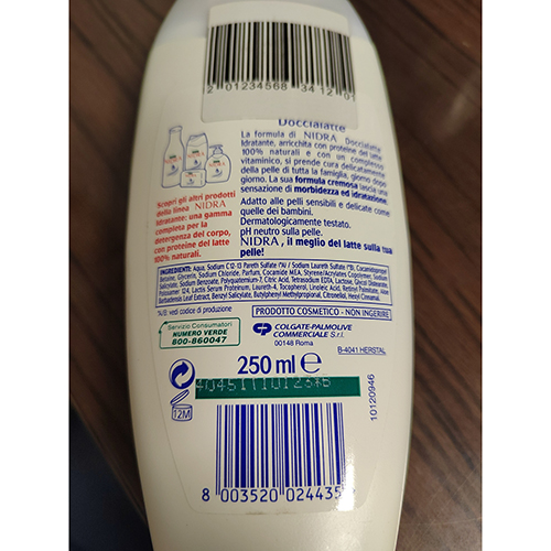 Shower milk