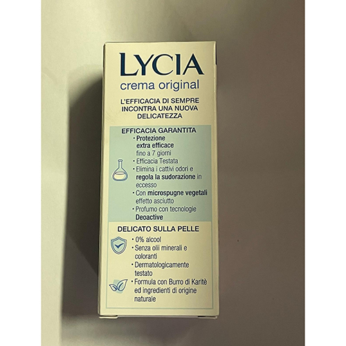 Deodorant cream