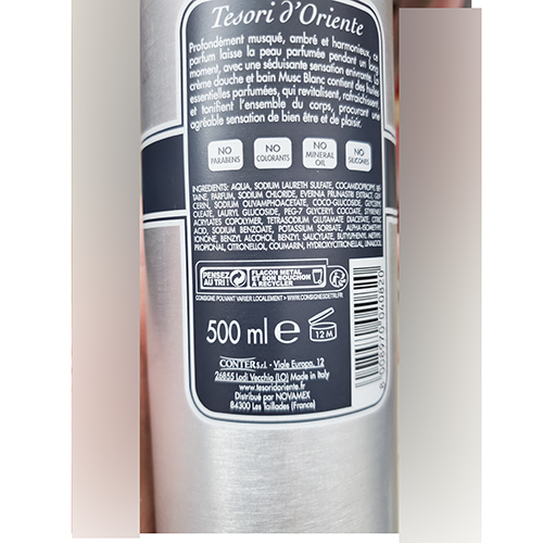 Bath and shower cream