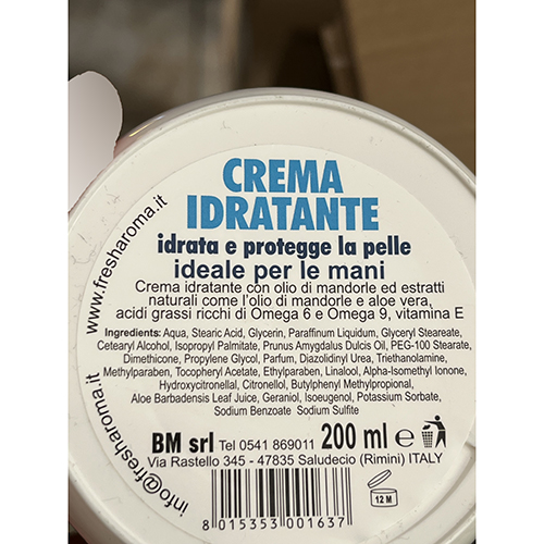 Moisturising cream