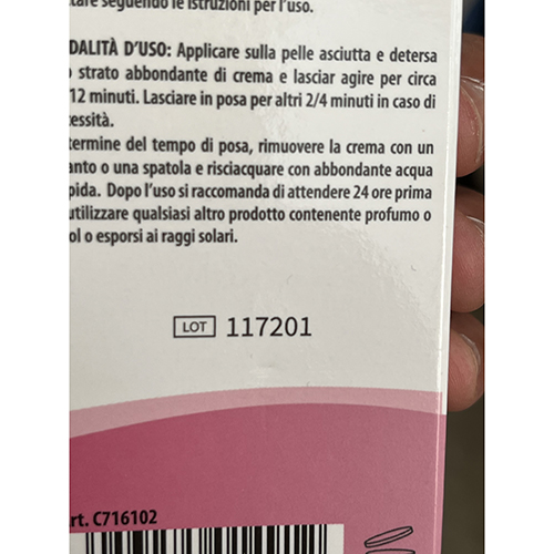 Depilatory cream