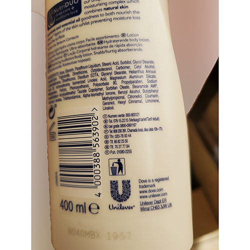 Body lotion