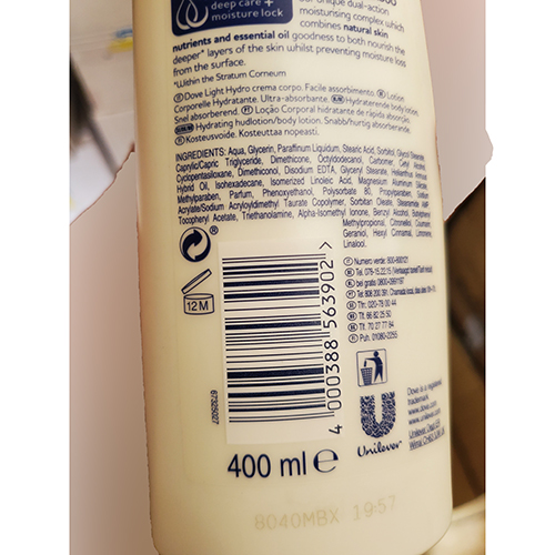 Body lotion