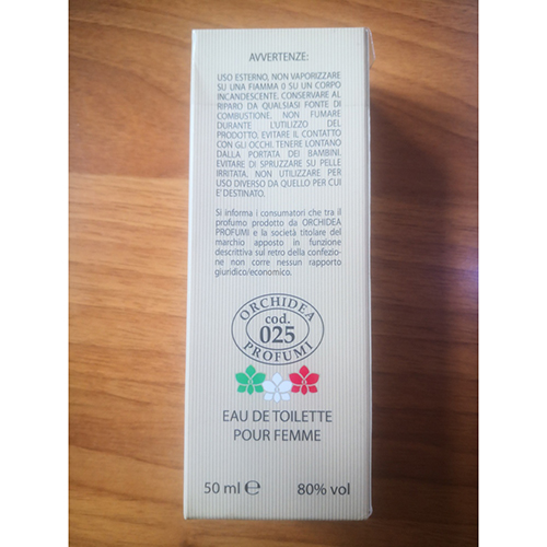 Eau de toilette