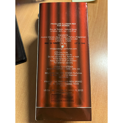 Eau de toilette