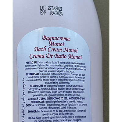 Bath cream