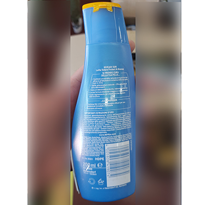 Sunscreen milk