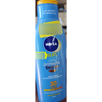 Sunscreen milk