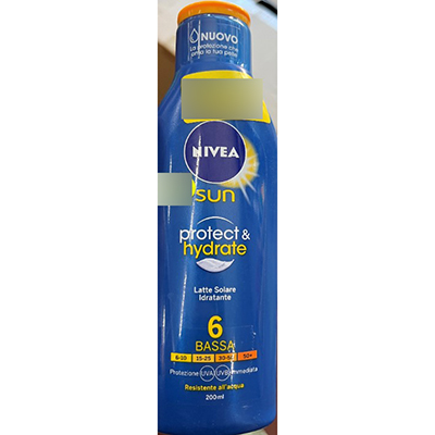 Sunscreen milk