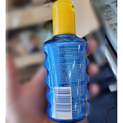 Sunscreen spray