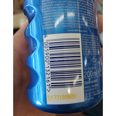 Sunscreen spray