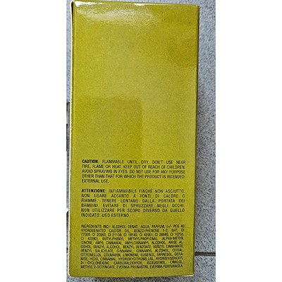Eau de toilette