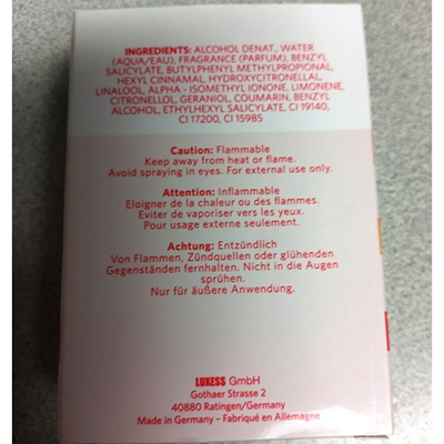 Eau de toilette