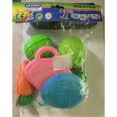Toy fruits and vegetables