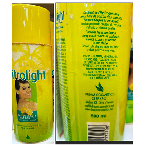 Skin lightening cream