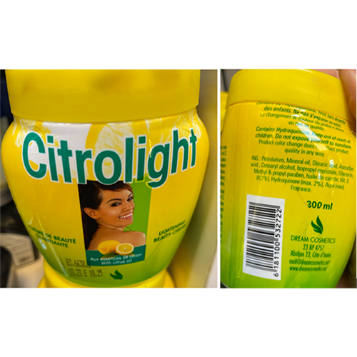 Skin lightening cream