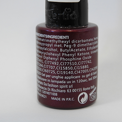 Nail gel polish