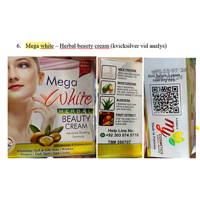 Skin lightening cream