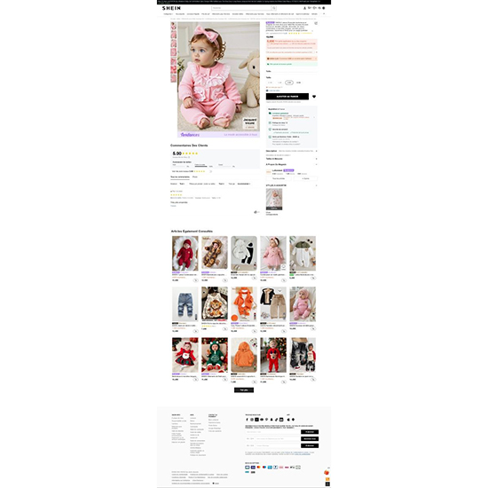 Children's romper suit