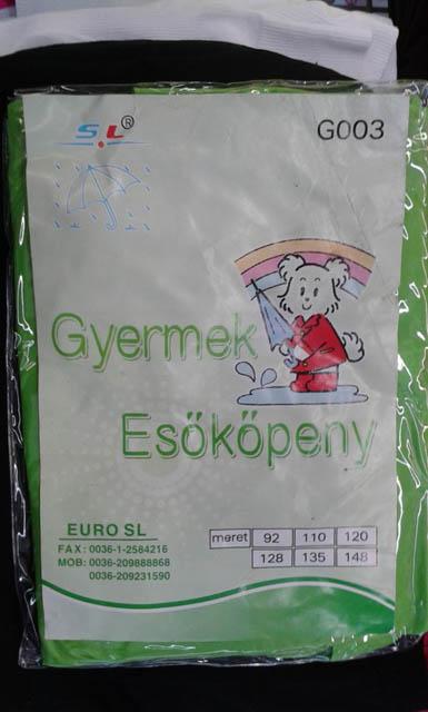 Children's raincoat