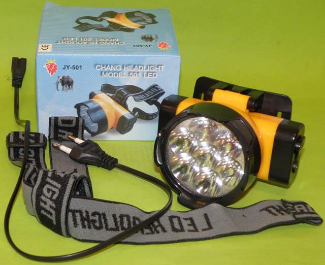 Rechargeable head torch