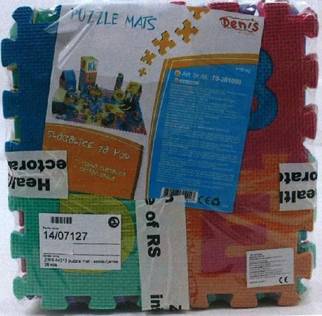 Toy puzzle mat