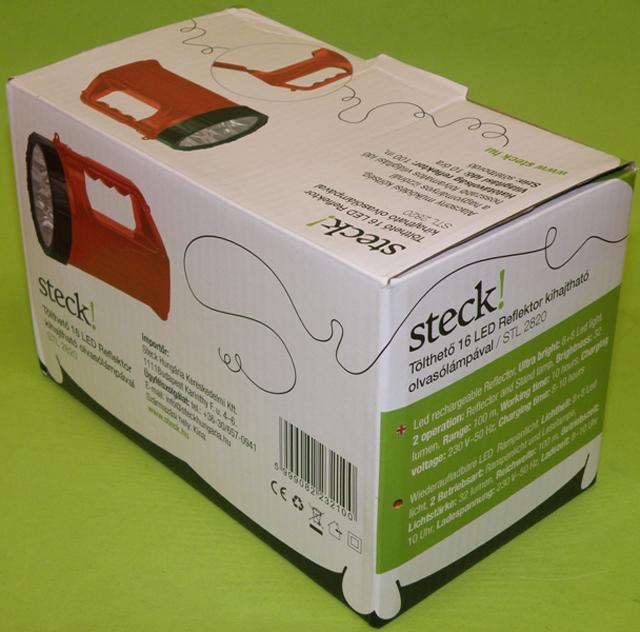 Rechargeable torch with LEDs