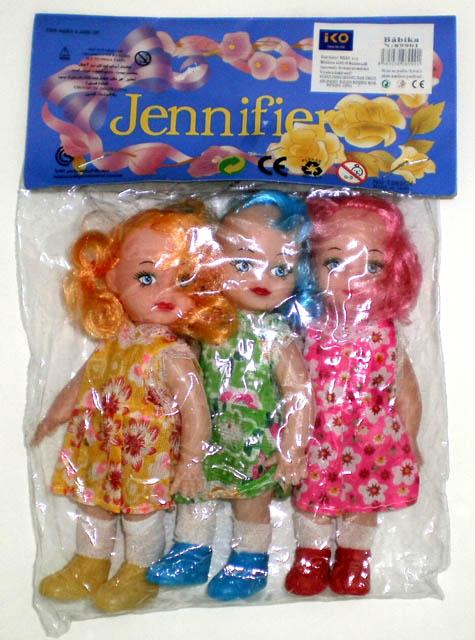 Set of plastic dolls