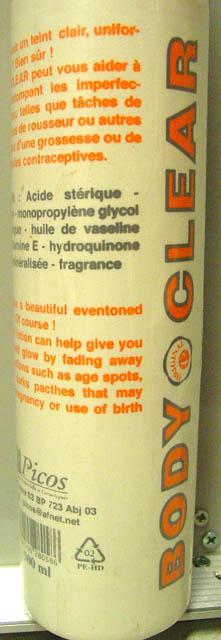 Skin lightening product