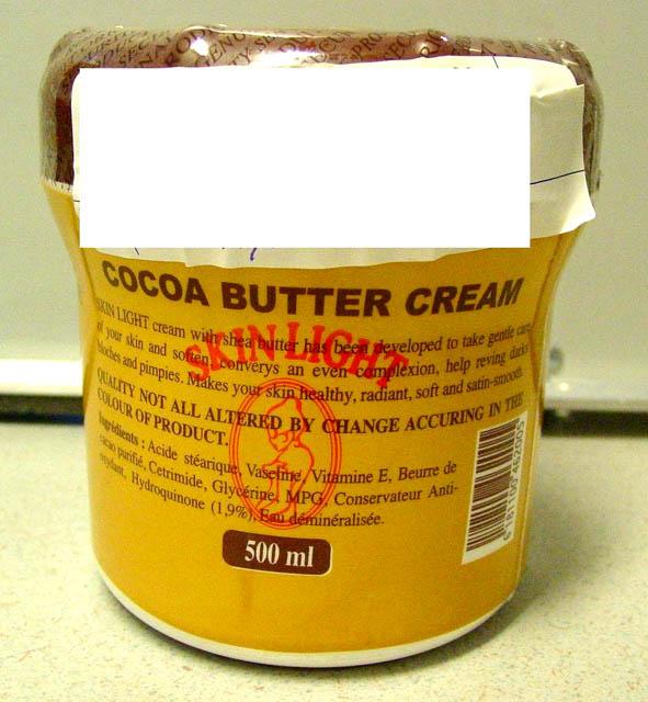 Skin lightening product