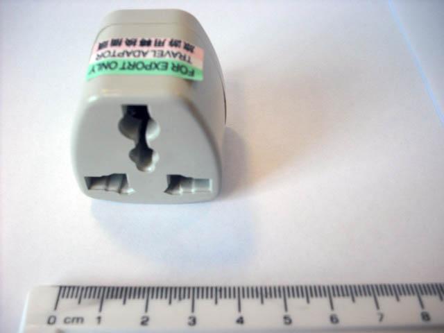 Travel plug adaptor