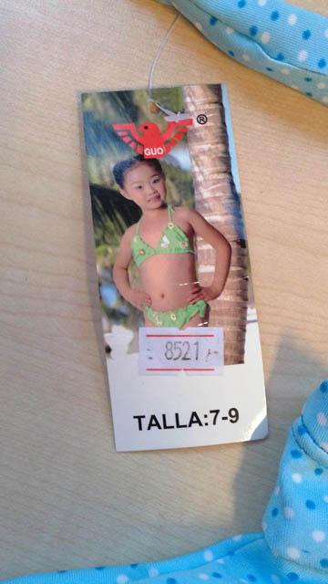 Girls' bikinis