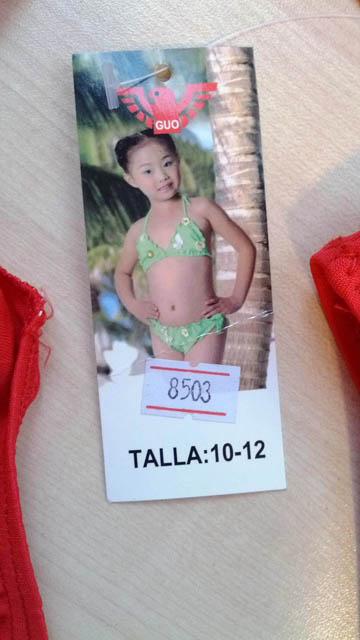 Girls' bikinis
