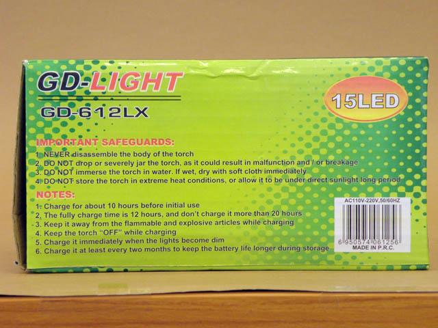 Rechargeable torch