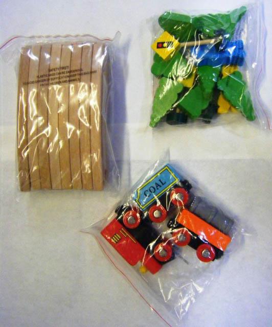 Toy train set