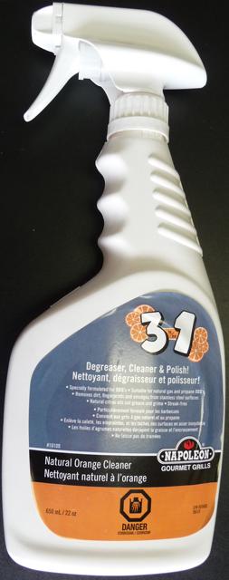Grill cleaning spray