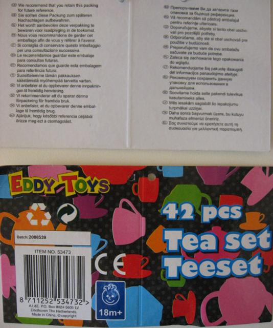 Toy tea set