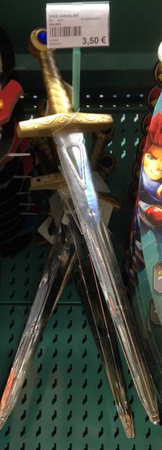 Plastic toy sword