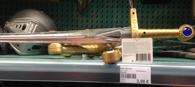 Plastic toy sword