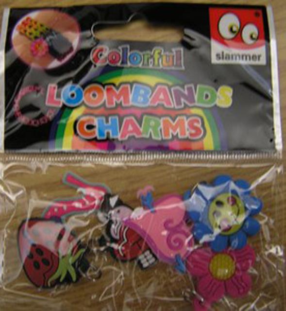 Charms for loombands