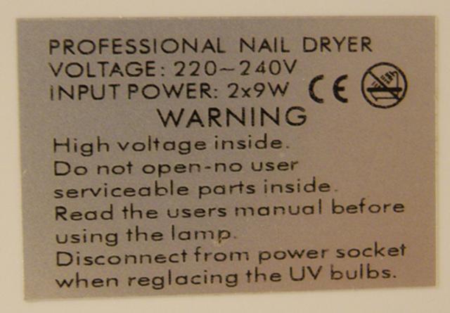 UV lamp for nails