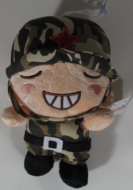 Soft toy with suction cup