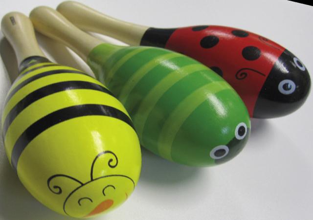 Wooden maracas
