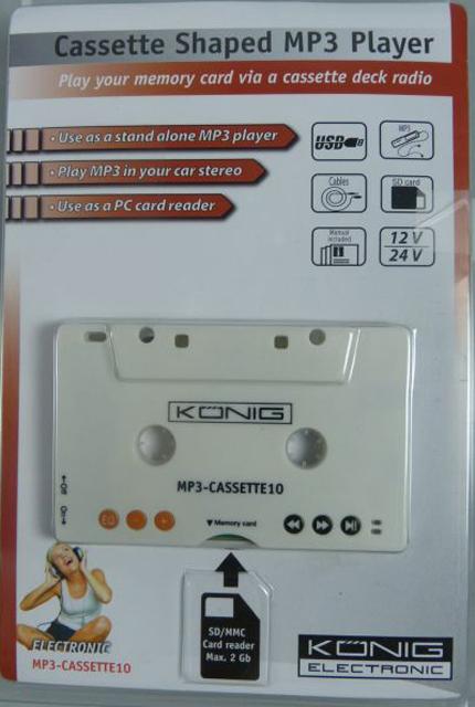 MP3 player with battery charger