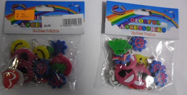 Charms for loom bands