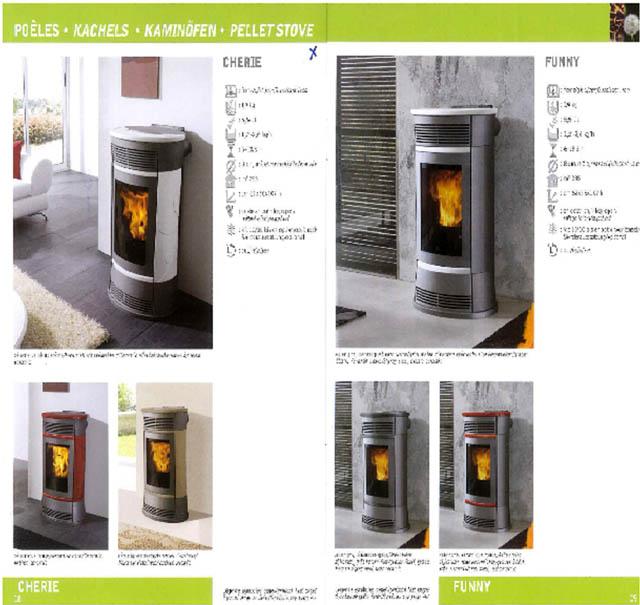 Ceramic pellet stove