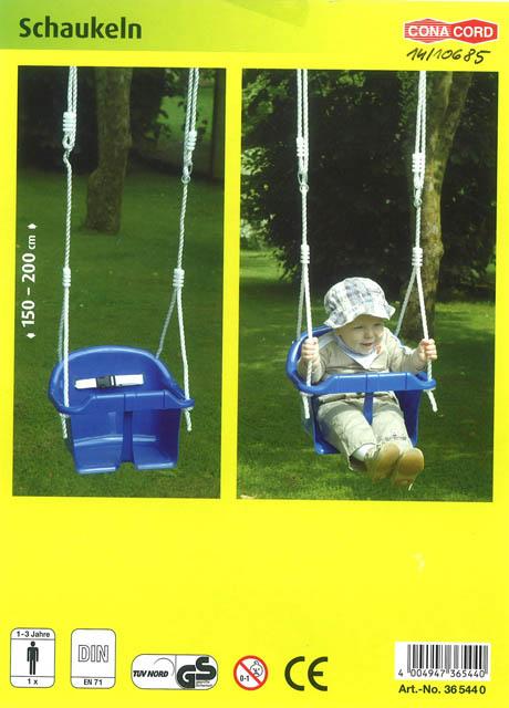 Plastic swing