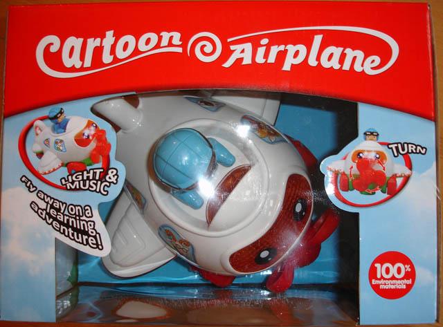 Battery operated toy - airplane