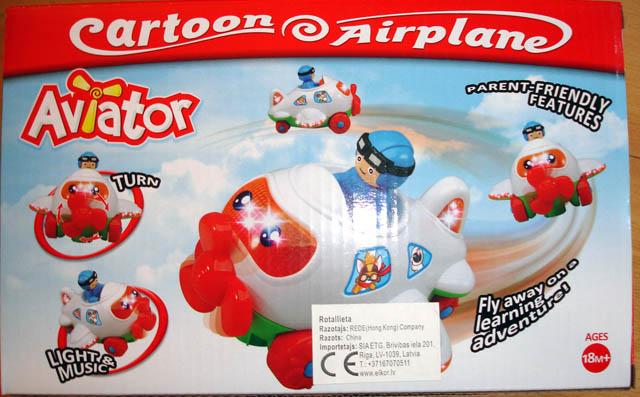 Battery operated toy - airplane